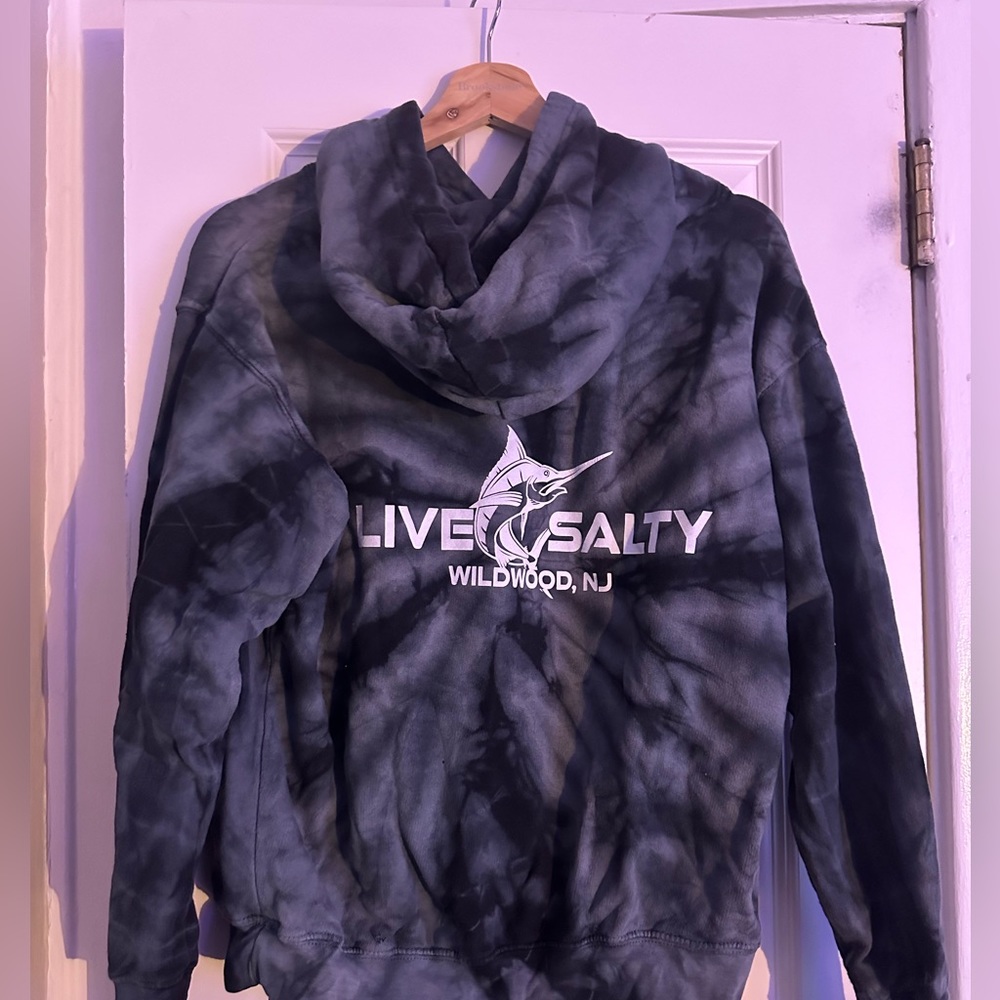 Tie-dye girls hoodie
